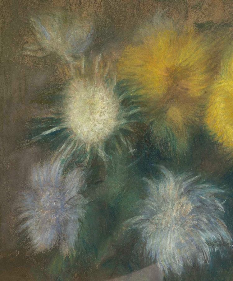 Toshio Bando (1895–1973) Chrysanthemenblüten oder Kikus