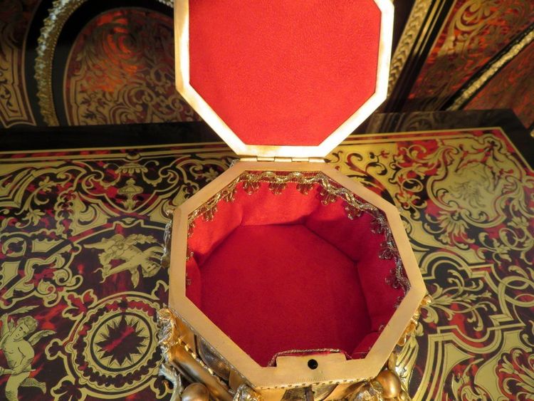 Schmuckkästchen aus Bronze und Boulle-Messing, Napoleon III.