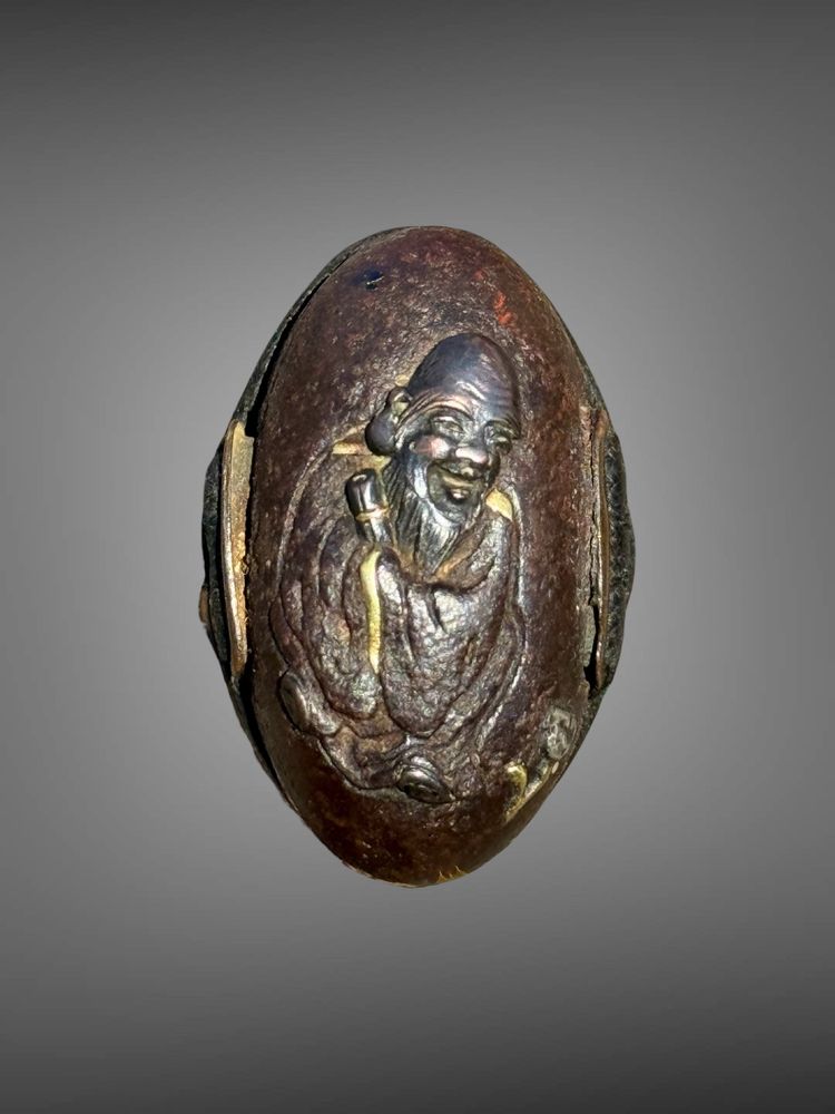Tanto de samuraï, saya en galuchat - Période Edo (1603-1868).