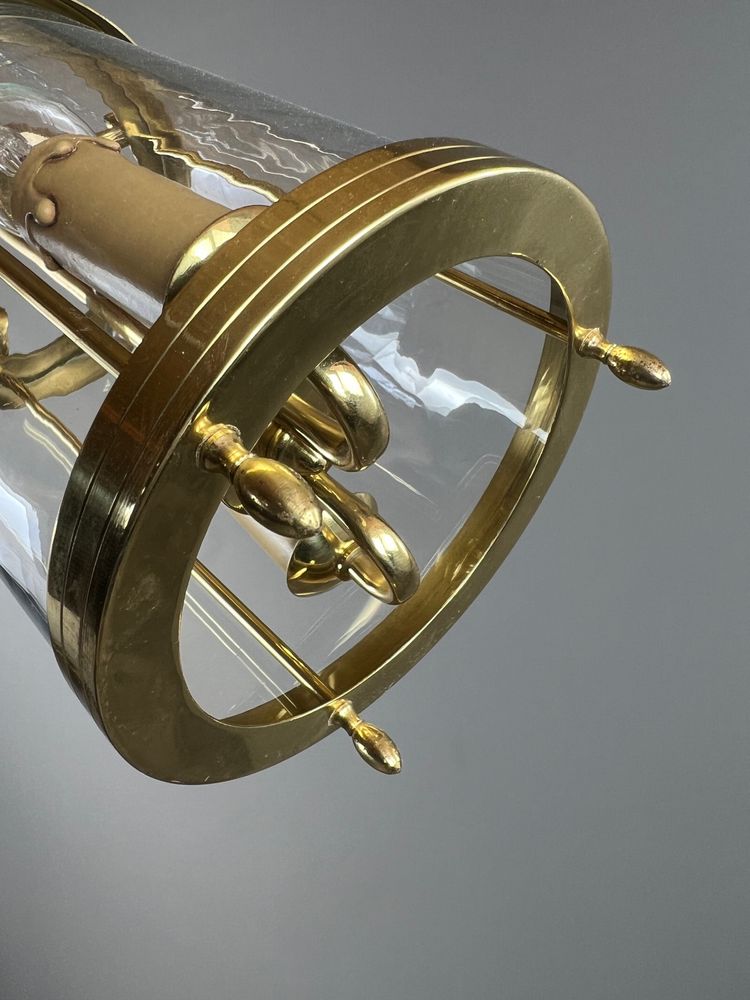 Lanterna in bronzo e ottone, XX secolo