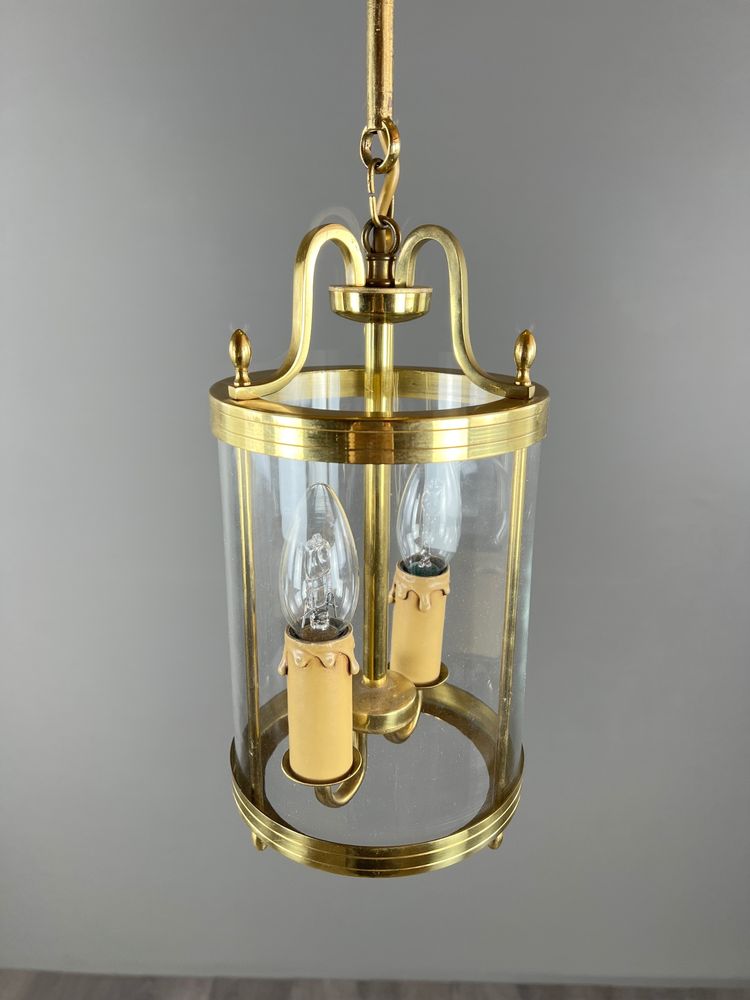 Lanterna in bronzo e ottone, XX secolo