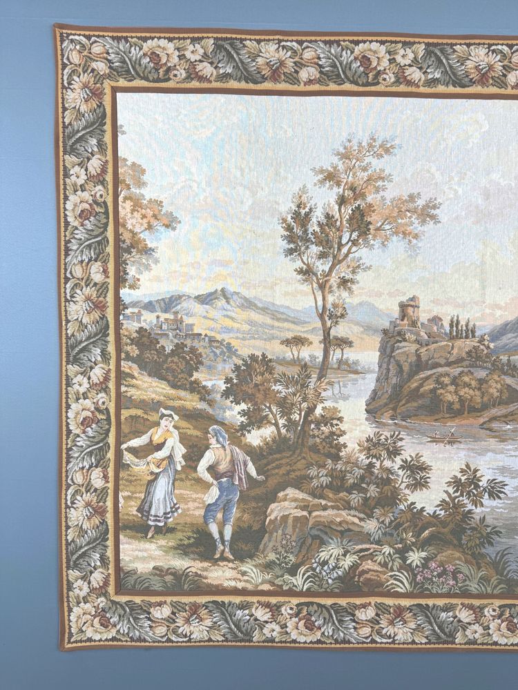 Large Gobelins-style Wall Tapestry, 20th Century