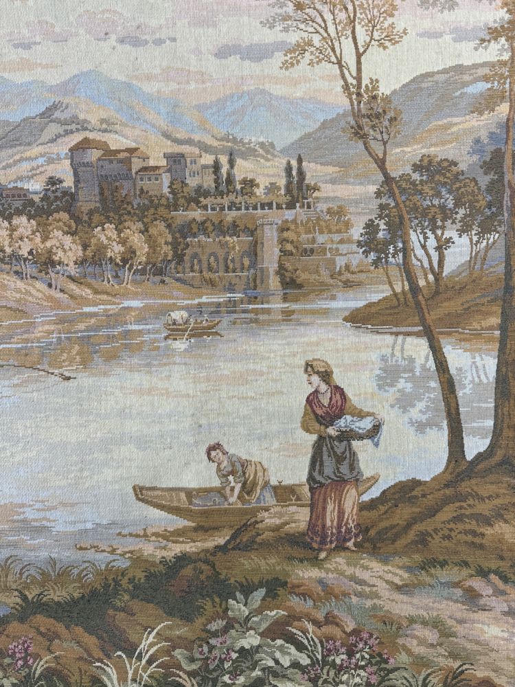 Large Gobelins-style Wall Tapestry, 20th Century