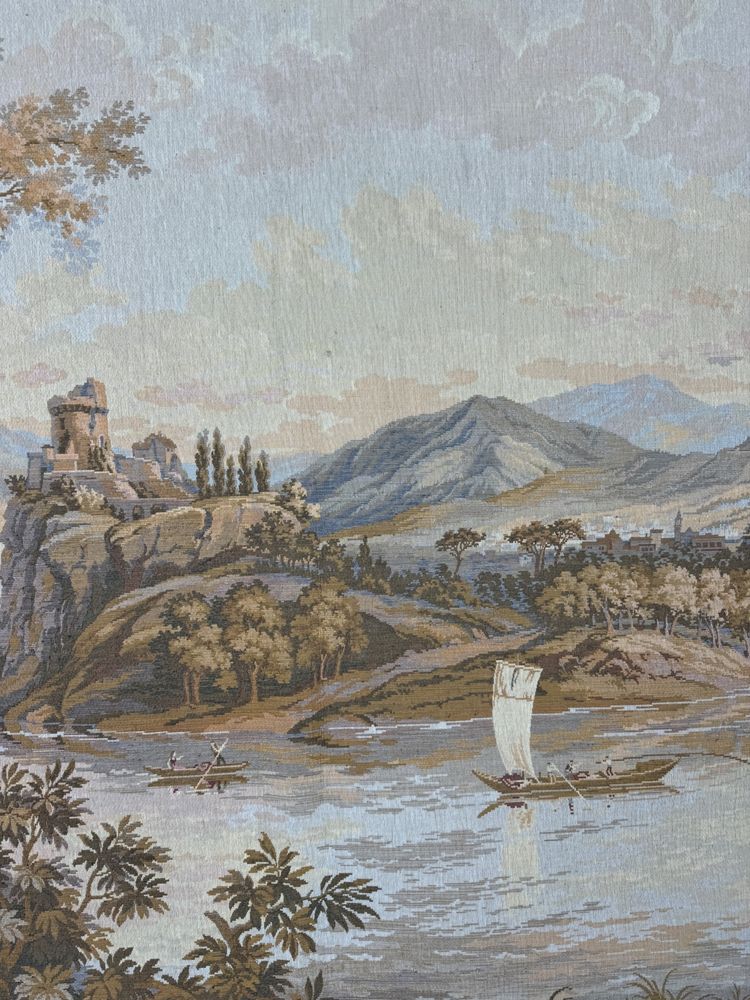 Large Gobelins-style Wall Tapestry, 20th Century