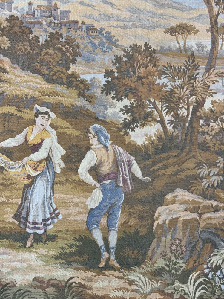 Large Gobelins-style Wall Tapestry, 20th Century