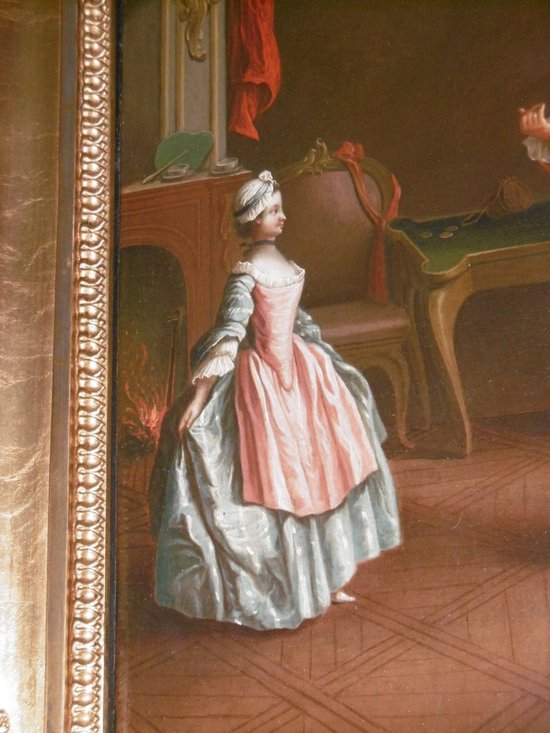 Peinture Sur Bois 18ème