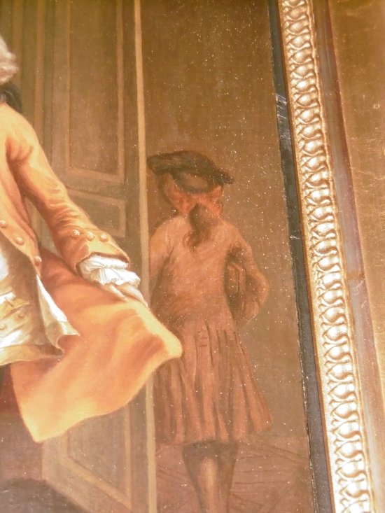 Peinture Sur Bois 18ème