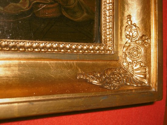 Peinture Sur Bois 18ème