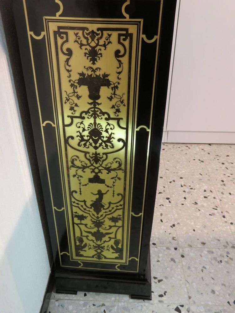 Louis XIV window in 18th century Boulle marquetry