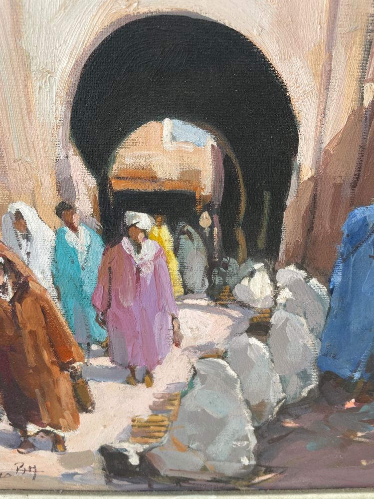 Pair of Orientalist paintings