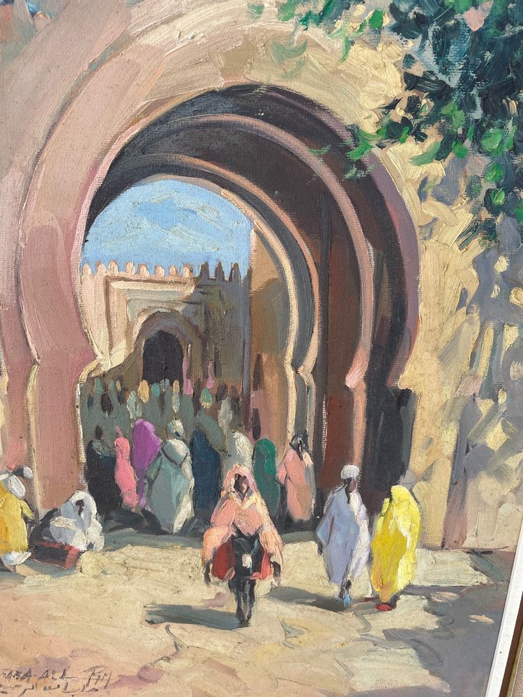 Pair of Orientalist paintings