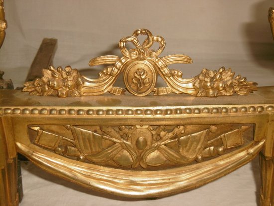 Pair of Louis XVI Chenets