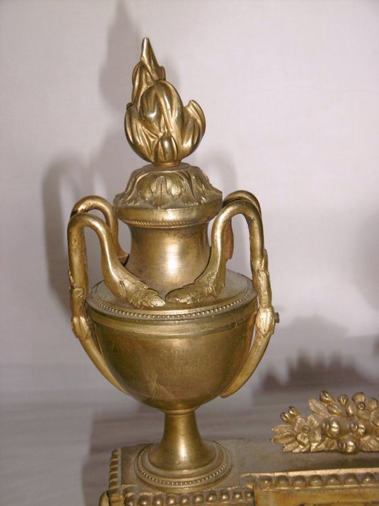 Pair of Louis XVI Chenets