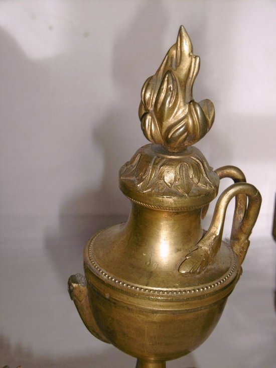 Pair of Louis XVI Chenets