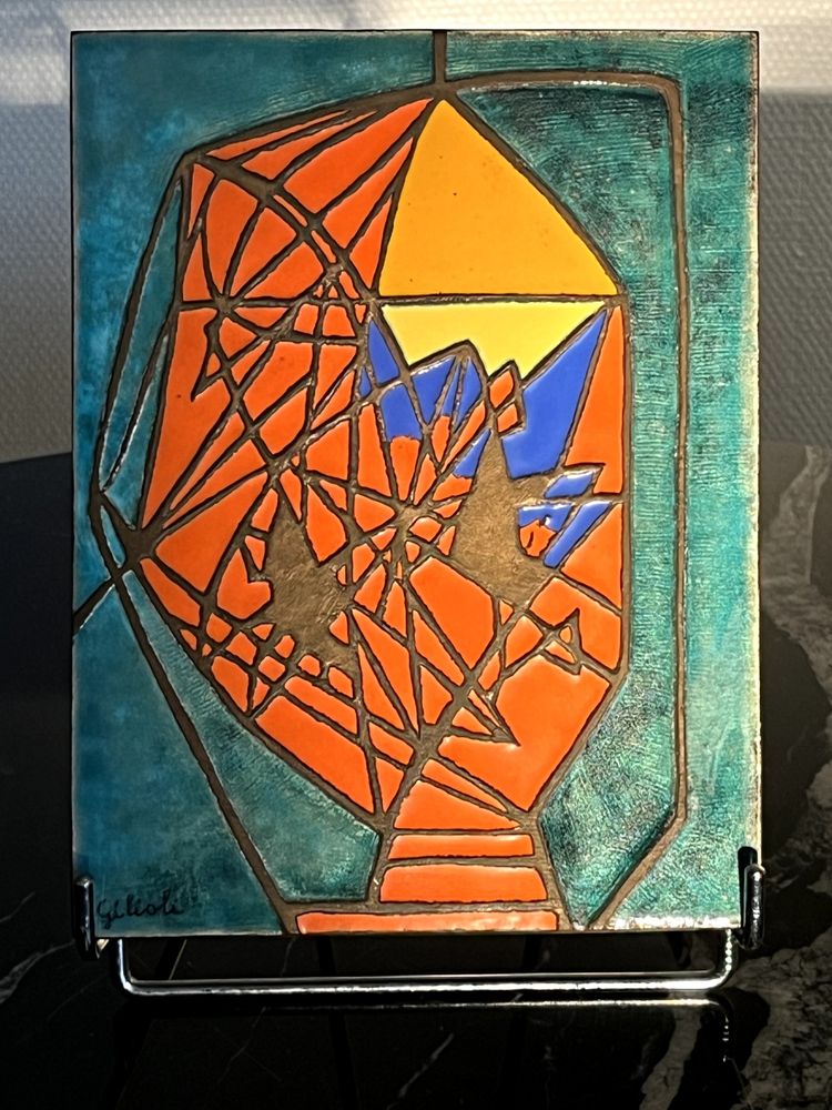 Composition abstraite sur Bronze Émile GILIOLI (1911-1977) 