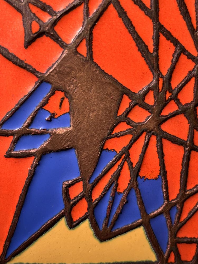 Composition abstraite sur Bronze Émile GILIOLI (1911-1977) 