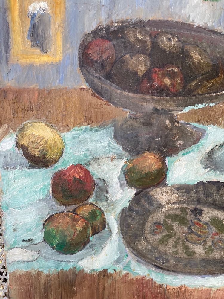 Still life with fruit, Pont Aven school