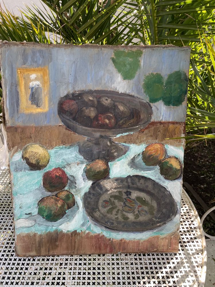 Still life with fruit, Pont Aven school