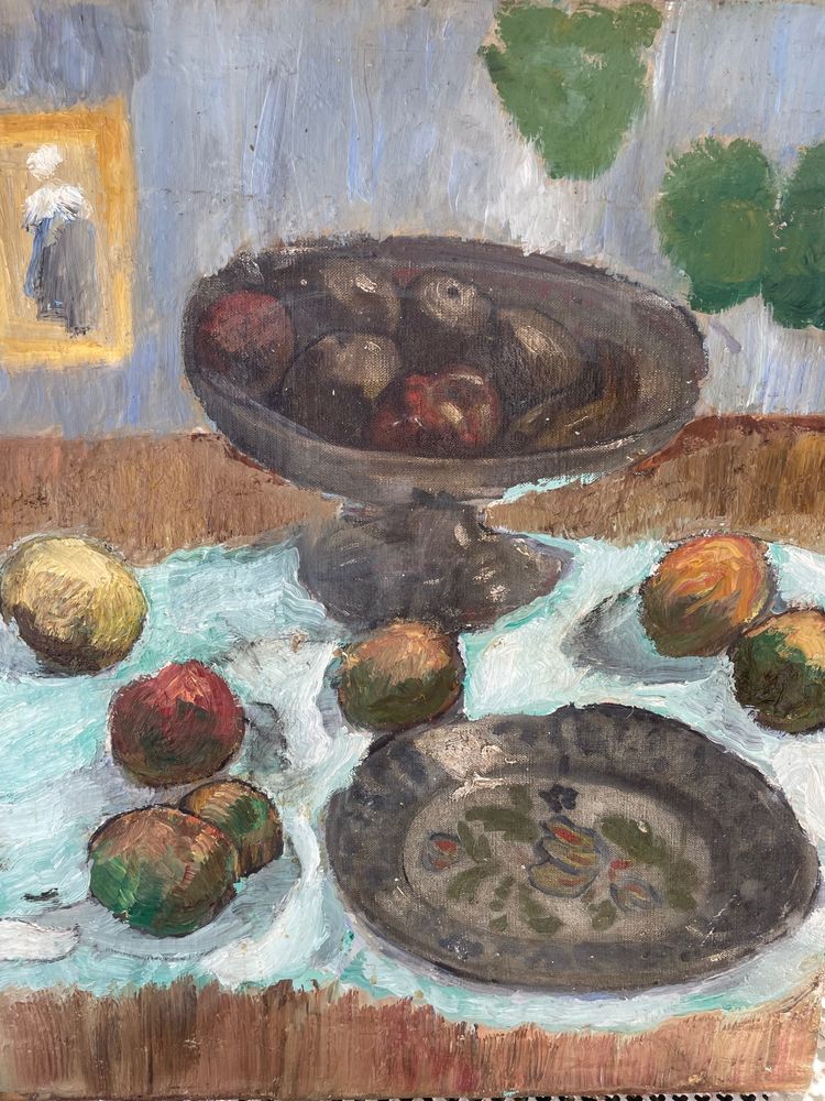 Still life with fruit, Pont Aven school
