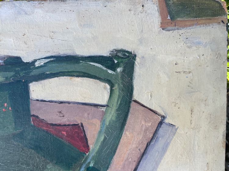 Still life of fruit and jug