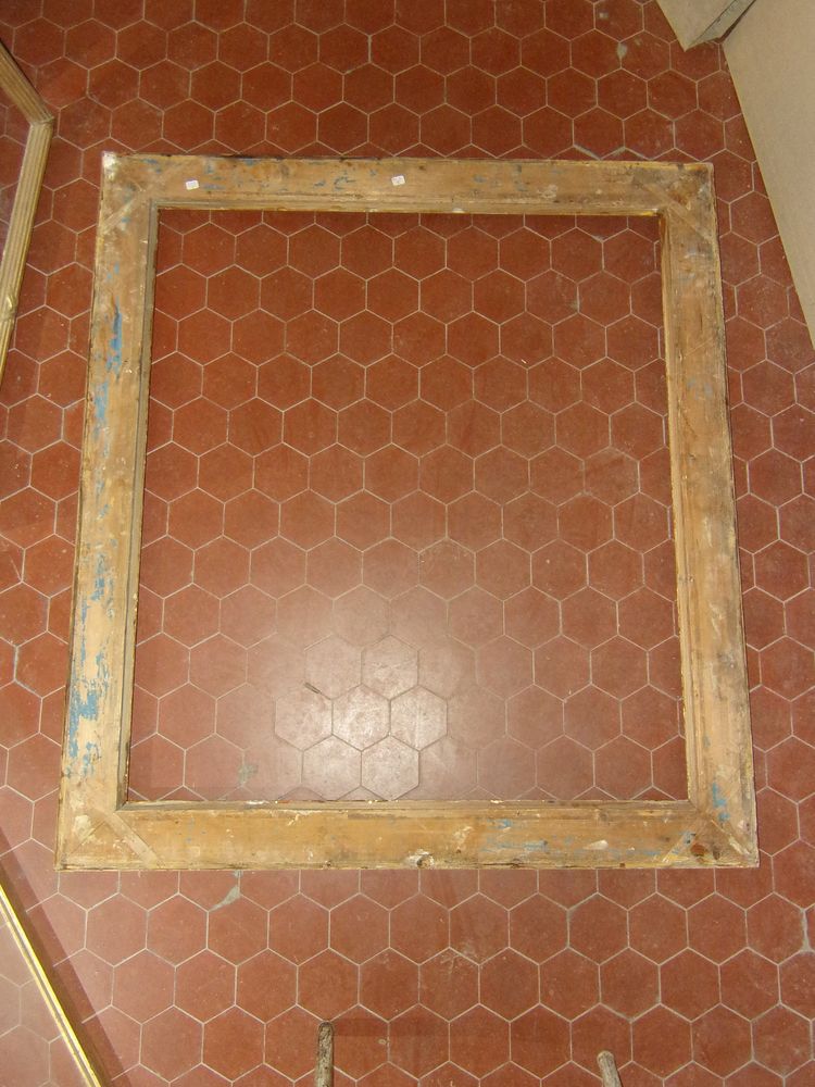 Large 19th century frame, in gilded wood.