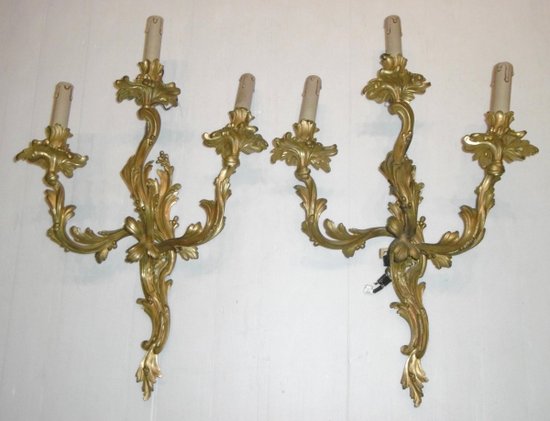 Paire d'Appliques Louis XV
