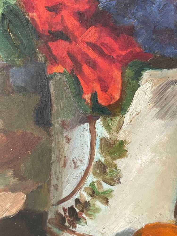 Nature morte aux fleurs et oranges 
