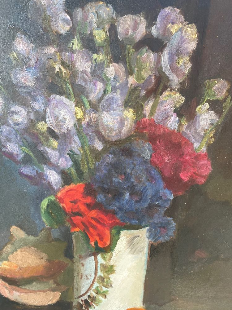 Nature morte aux fleurs et oranges 