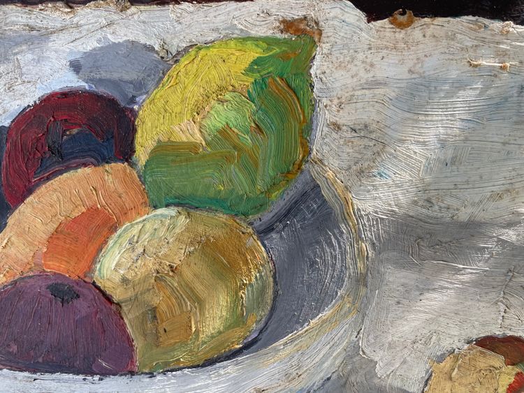 Still life with lemons and fruit