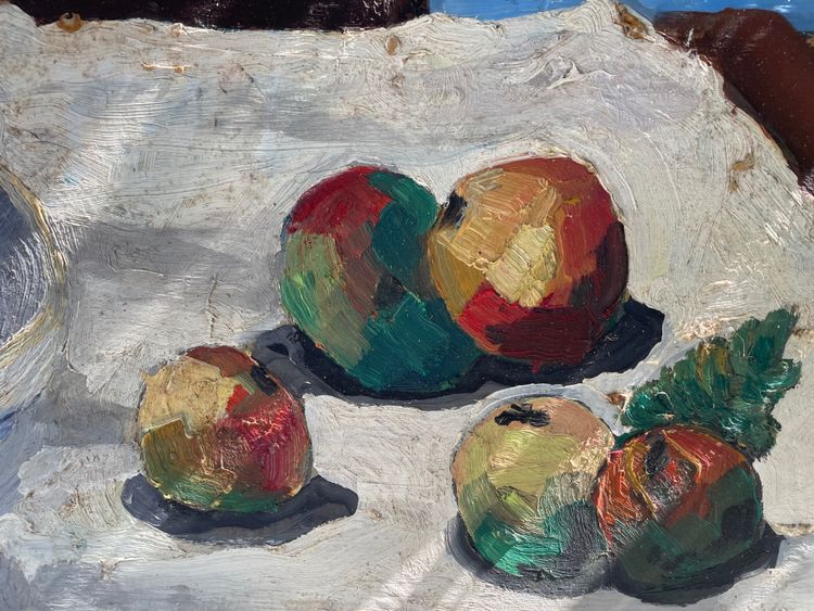 Still life with lemons and fruit