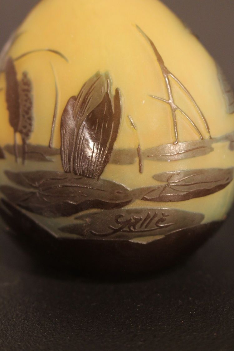 Vaso E. Gallé soliflore