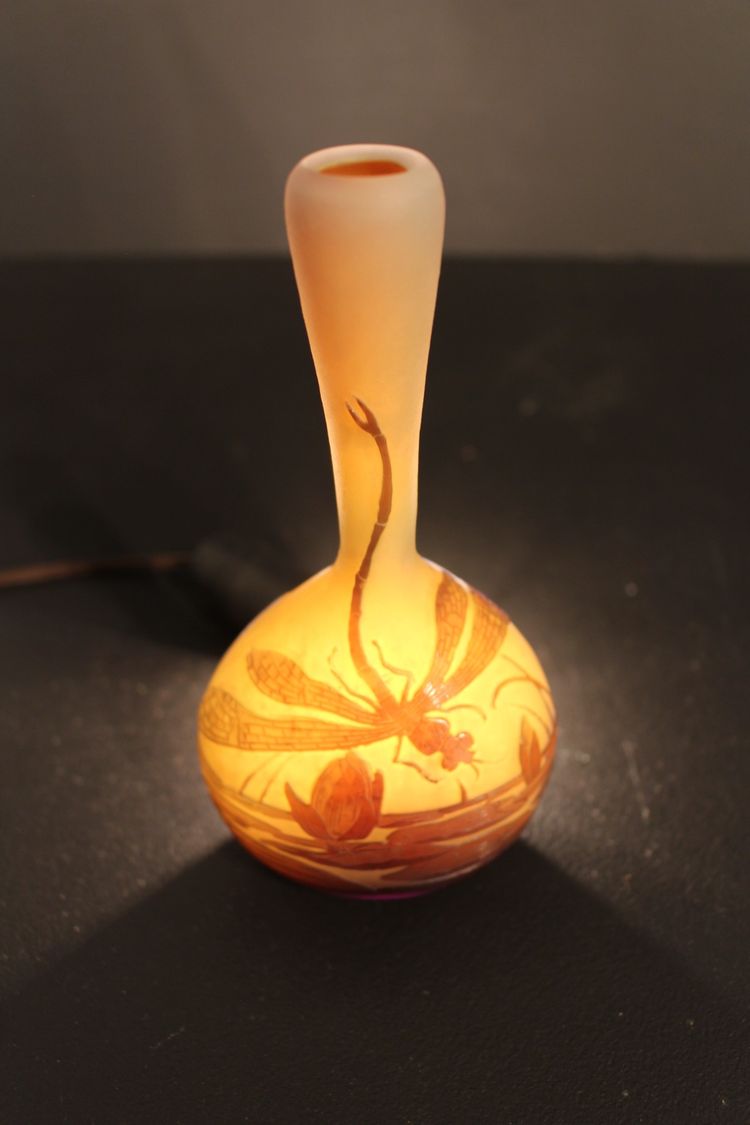 Vaso E. Gallé soliflore