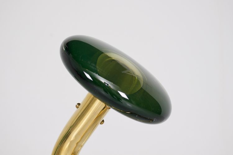 Sommerso Mobile Lampe aus Messing – Murano