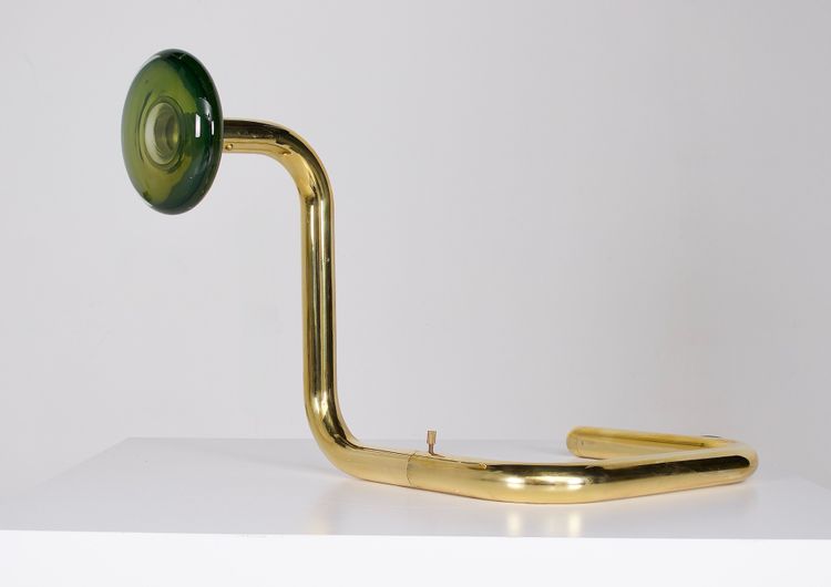 Sommerso Mobile Lampe aus Messing – Murano