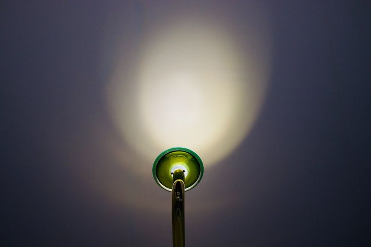 Sommerso Mobile Lampe aus Messing – Murano