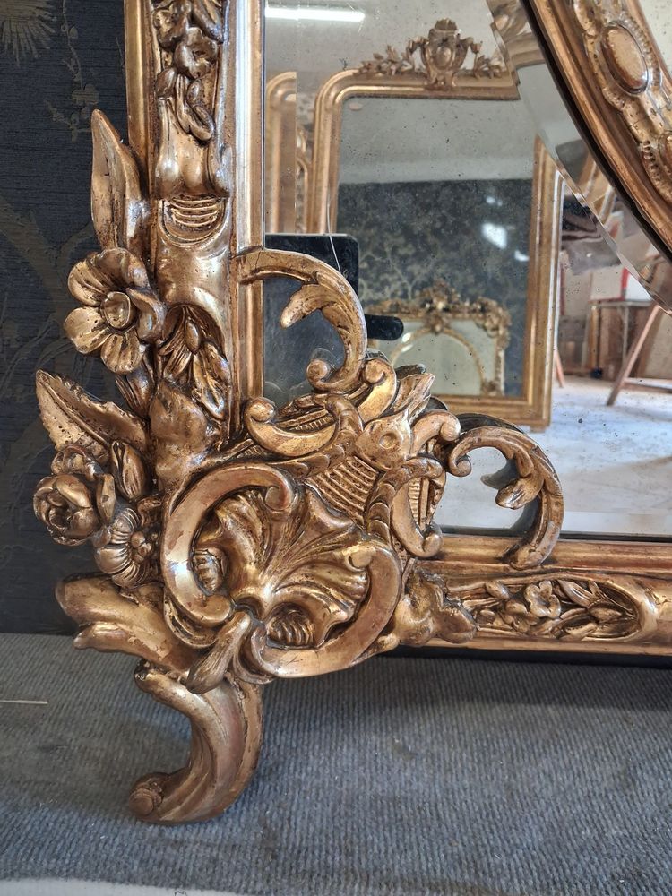 Specchio del XIX secolo con cornice 152 x 106