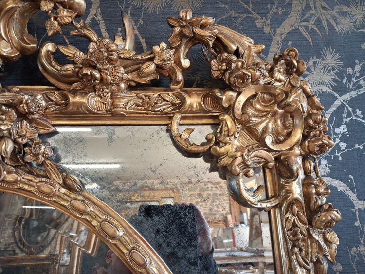 Specchio del XIX secolo con cornice 152 x 106