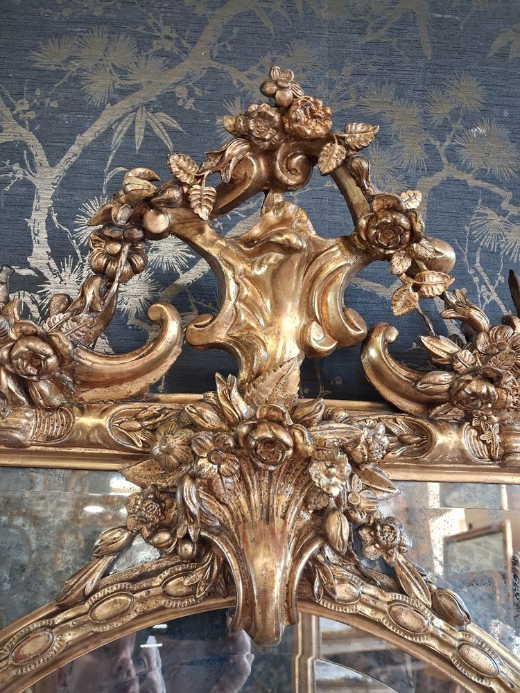 Specchio del XIX secolo con cornice 152 x 106