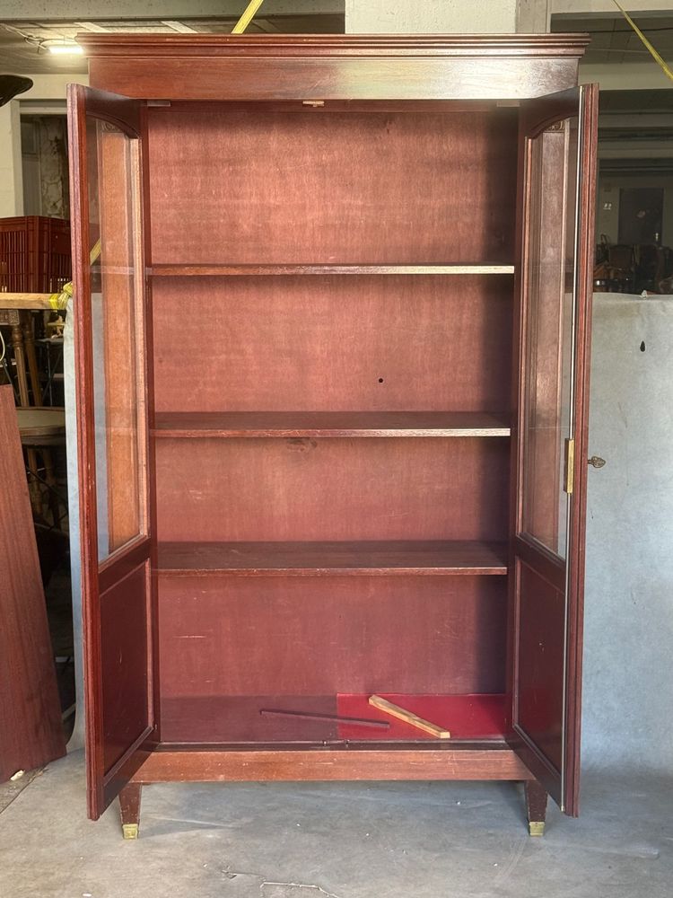 2-türiger Bücherschrank im Empire-Stil