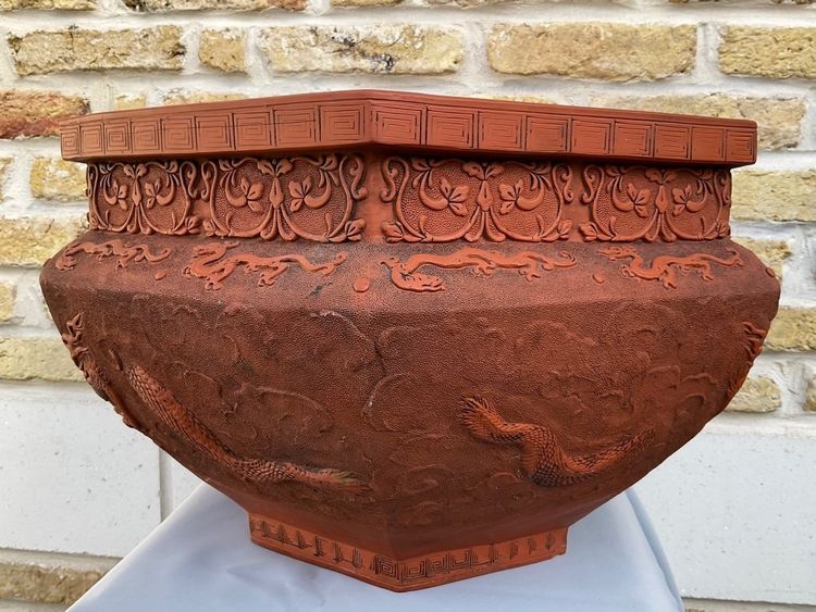 Vasque Yixing En Grès XIXe Siècle 
