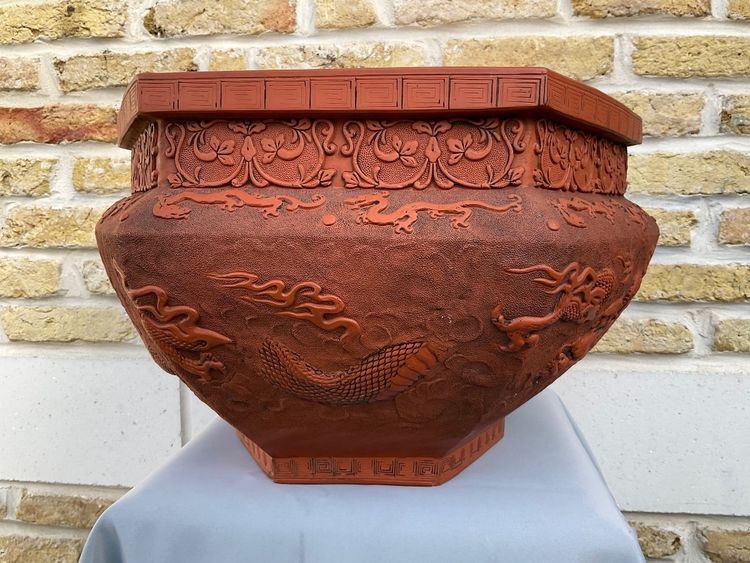 Vasque Yixing En Grès XIXe Siècle 