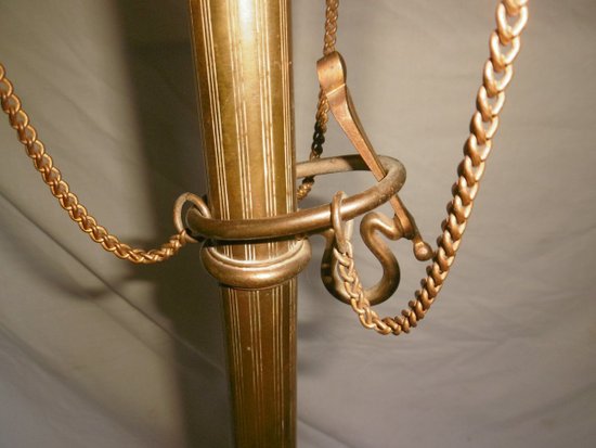 Lampada da terra in bronzo Napoleone III