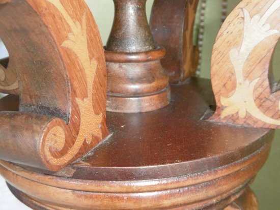 Guéridon Charles X Marqueté