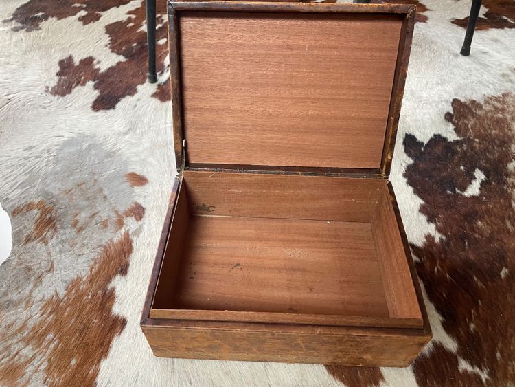 Coffret à bijoux XViII eme en cuir 