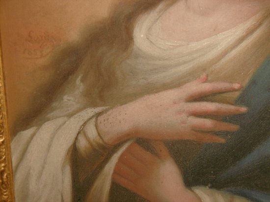 Tableau Vierge En Prière 