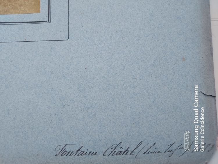 Fontaine Châtel 1883 Seine Inférieure 
