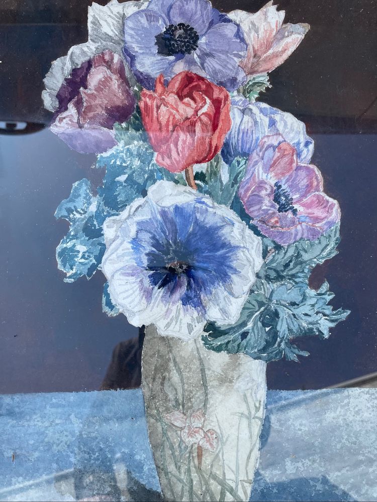 Bouquet de fleurs anémones 