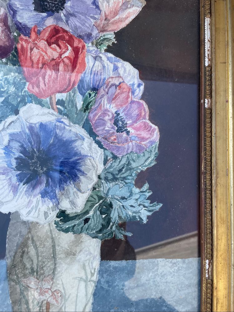 Bouquet de fleurs anémones 