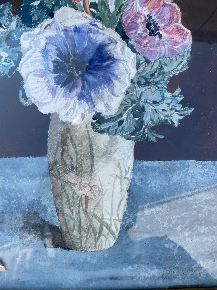Bouquet de fleurs anémones 