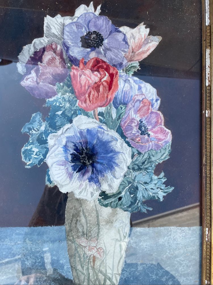 Bouquet de fleurs anémones 